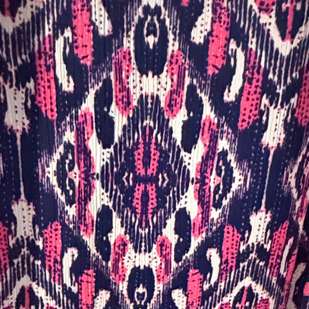 Express Purple And Black Patterned Maxi Dress - image 3